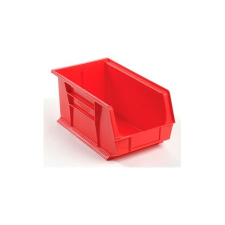 Quantum Storage Systems Hang & Stack Storage Bin, Plastic, Red, 12 PK QUS240RD**